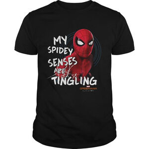 Marvel Spiderman Far From Home My Senses Are Tingling Shirt